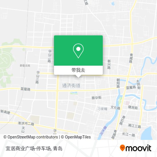 宜居商业广场-停车场地图