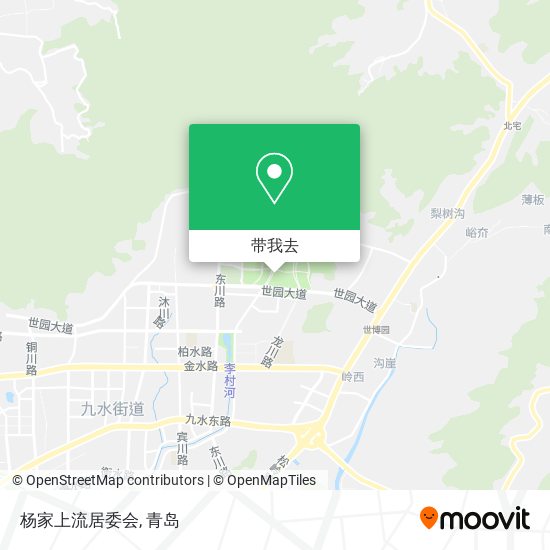 杨家上流居委会地图