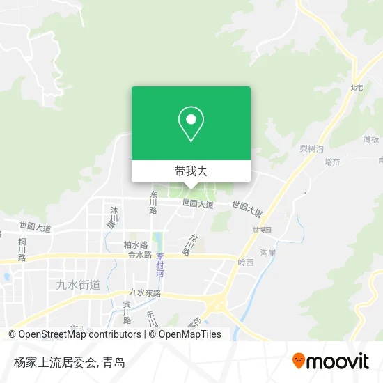 杨家上流居委会地图
