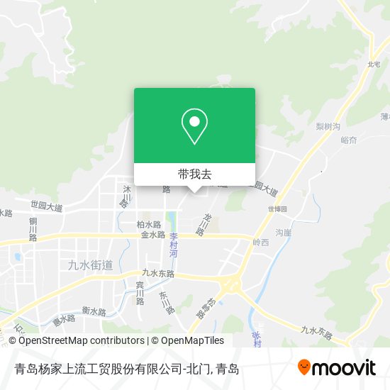 青岛杨家上流工贸股份有限公司-北门地图