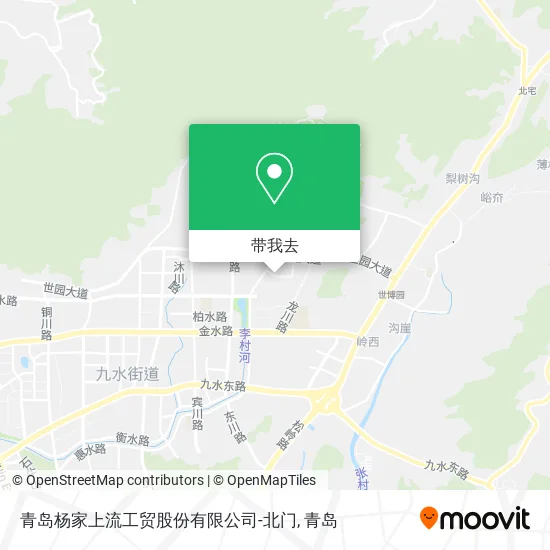 青岛杨家上流工贸股份有限公司-北门地图