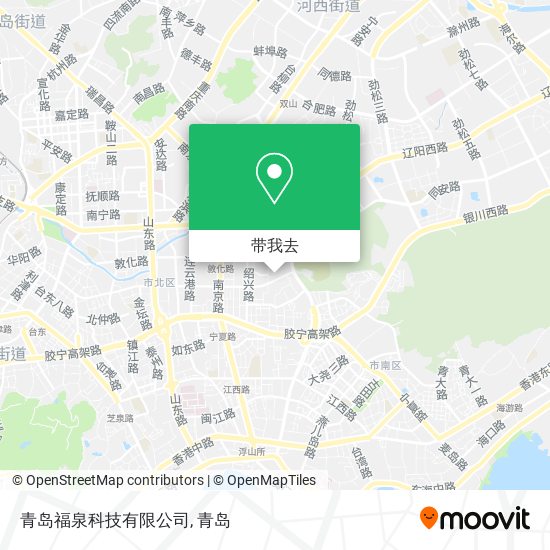 青岛福泉科技有限公司地图