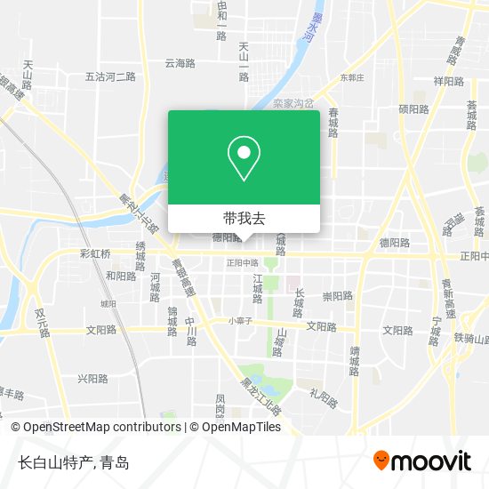 长白山特产地图