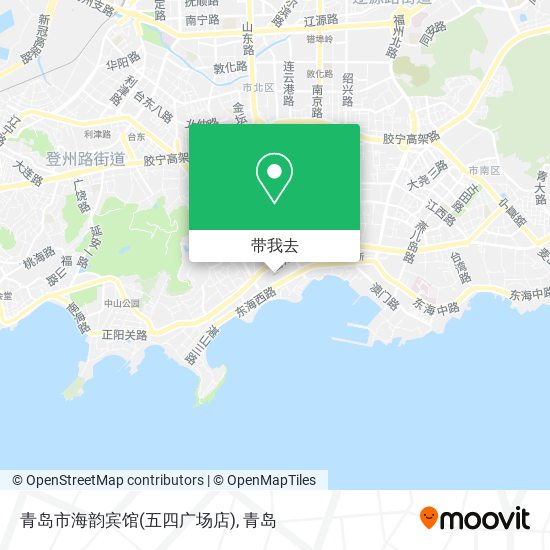 青岛市海韵宾馆(五四广场店)地图