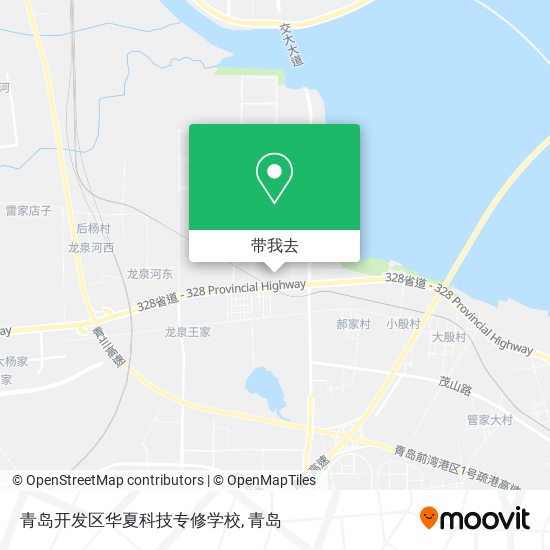 青岛开发区华夏科技专修学校地图