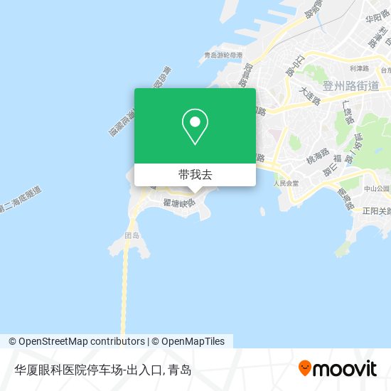 华厦眼科医院停车场-出入口地图