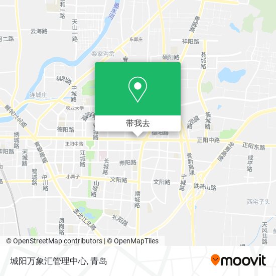 城阳万象汇管理中心地图