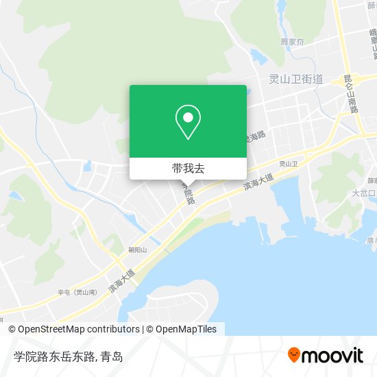 学院路东岳东路地图