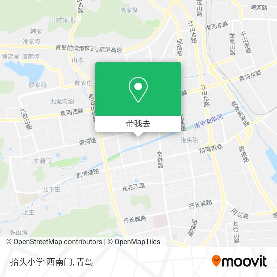 抬头小学-西南门地图