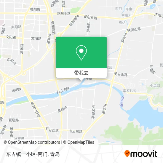 东古镇一小区-南门地图