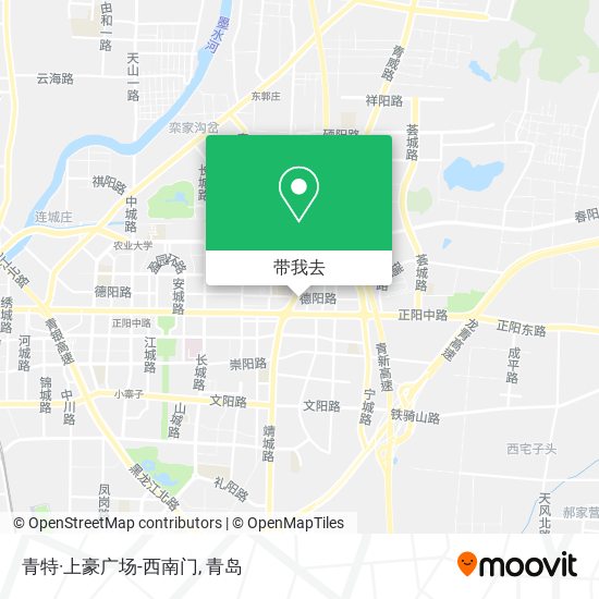 青特·上豪广场-西南门地图