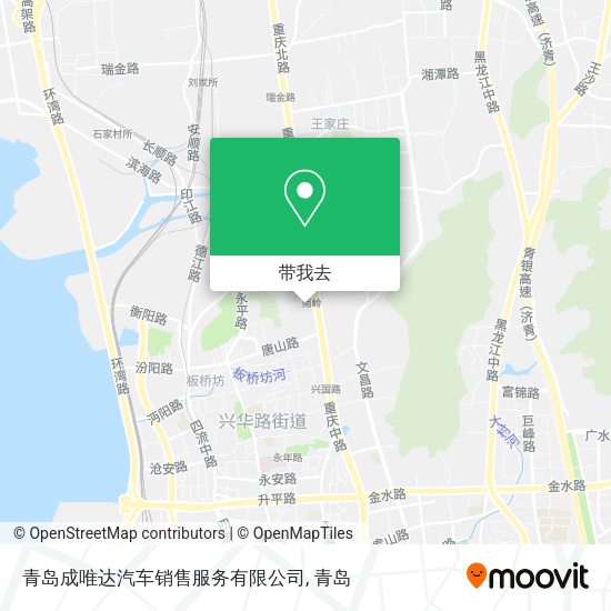 青岛成唯达汽车销售服务有限公司地图
