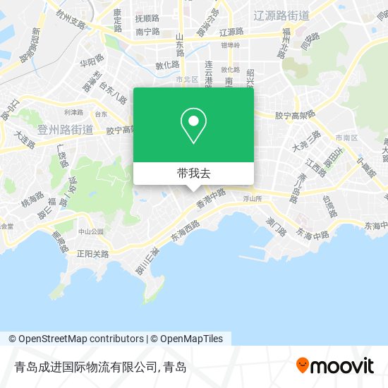 青岛成进国际物流有限公司地图