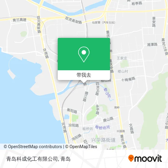青岛科成化工有限公司地图