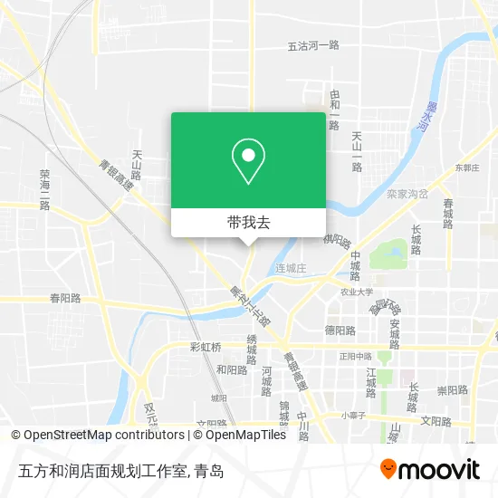 五方和润店面规划工作室地图