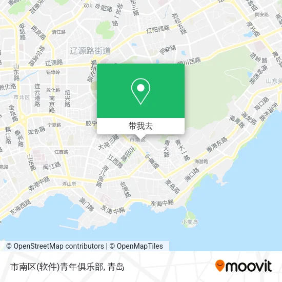 市南区(软件)青年俱乐部地图