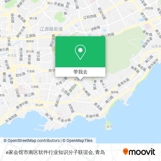 e家会馆市南区软件行业知识分子联谊会地图