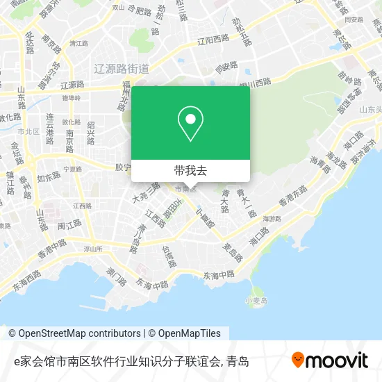 e家会馆市南区软件行业知识分子联谊会地图