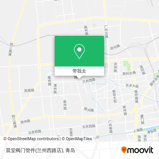 晨堂阀门管件(兰州西路店)地图