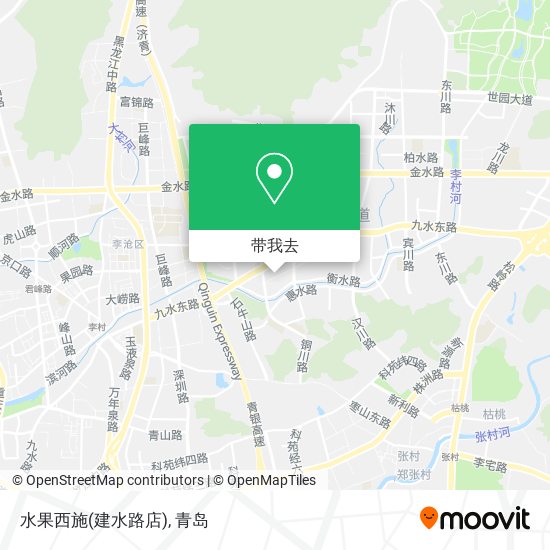 水果西施(建水路店)地图