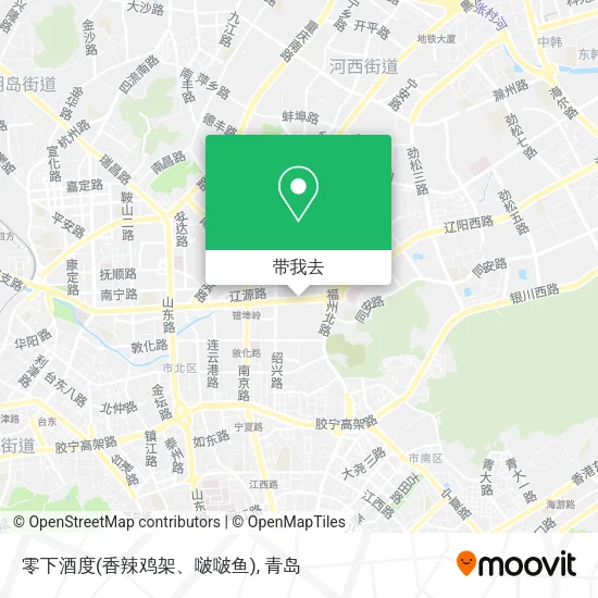 零下酒度(香辣鸡架、啵啵鱼)地图