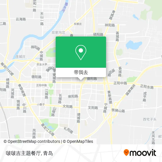 啵啵吉主题餐厅地图