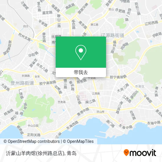 沂蒙山羊肉馆(徐州路总店)地图