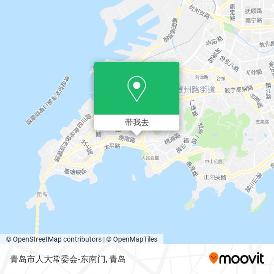 青岛市人大常委会-东南门地图