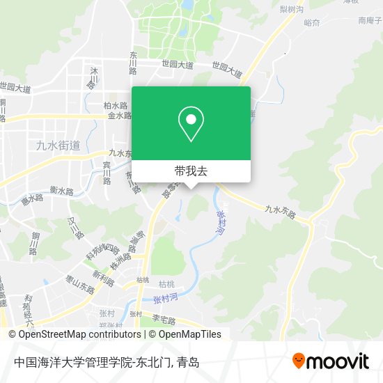 中国海洋大学管理学院-东北门地图
