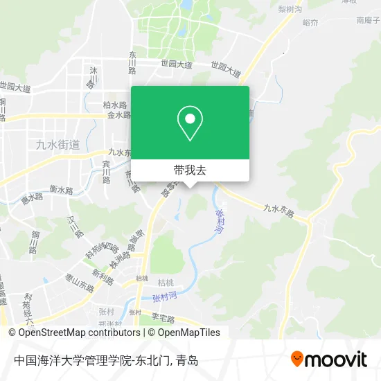 中国海洋大学管理学院-东北门地图