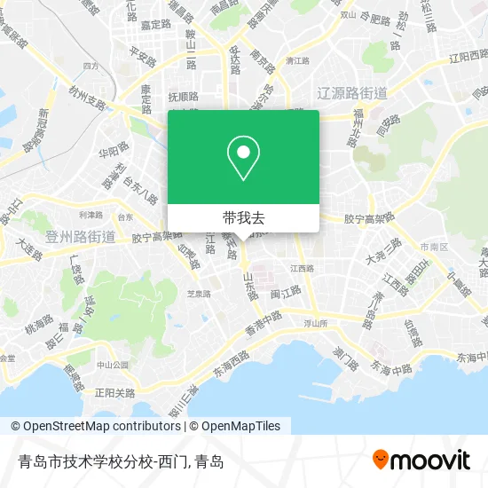 青岛市技术学校分校-西门地图