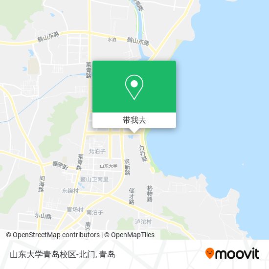 山东大学青岛校区-北门地图
