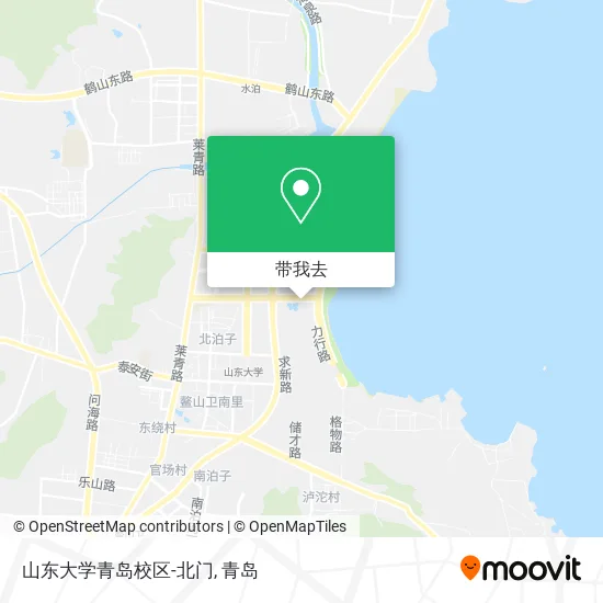 山东大学青岛校区-北门地图