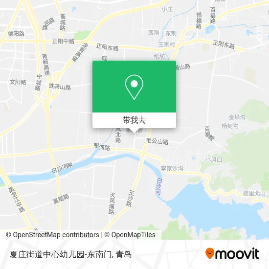 夏庄街道中心幼儿园-东南门地图