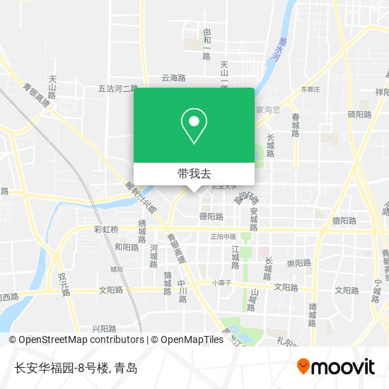 长安华福园-8号楼地图