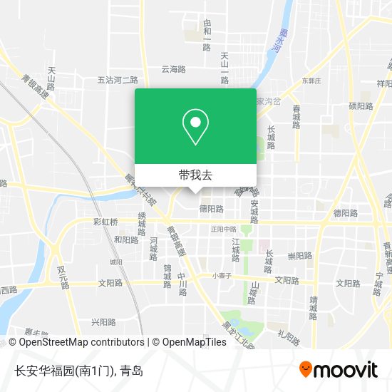 长安华福园(南1门)地图
