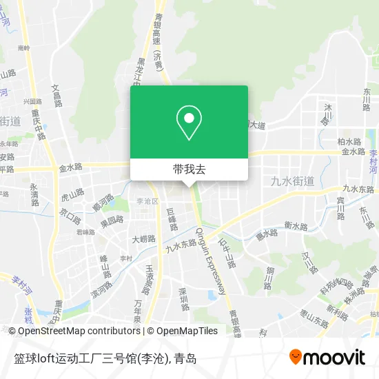 篮球loft运动工厂三号馆(李沧)地图