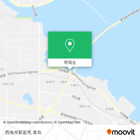 西海岸新蓝湾地图