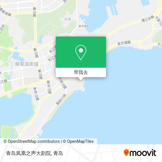 青岛凤凰之声大剧院地图
