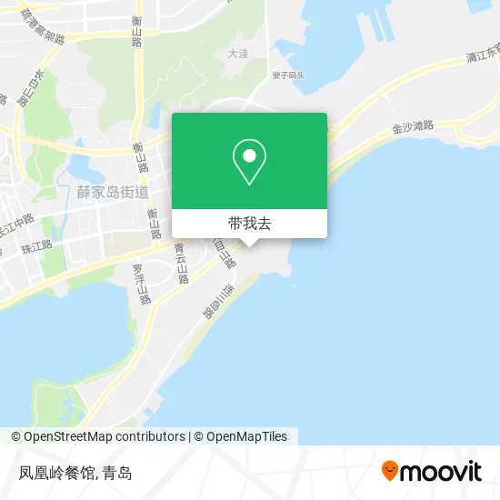 凤凰岭餐馆地图