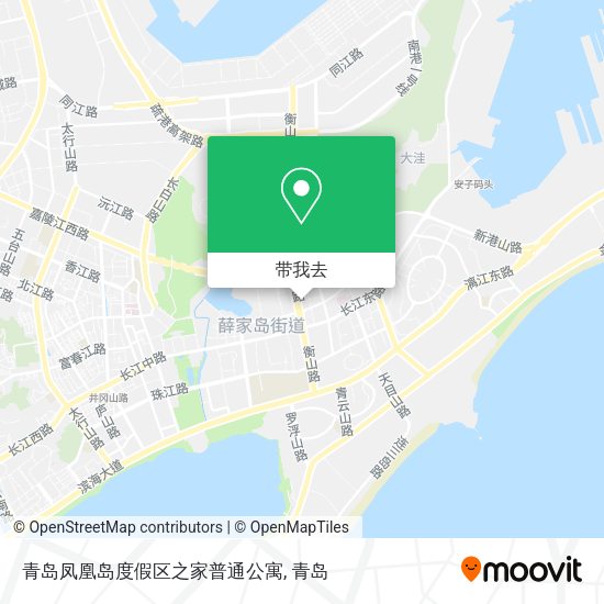 青岛凤凰岛度假区之家普通公寓地图