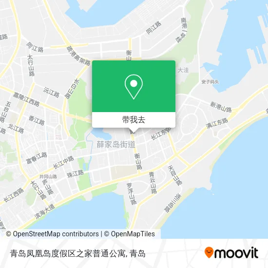 青岛凤凰岛度假区之家普通公寓地图