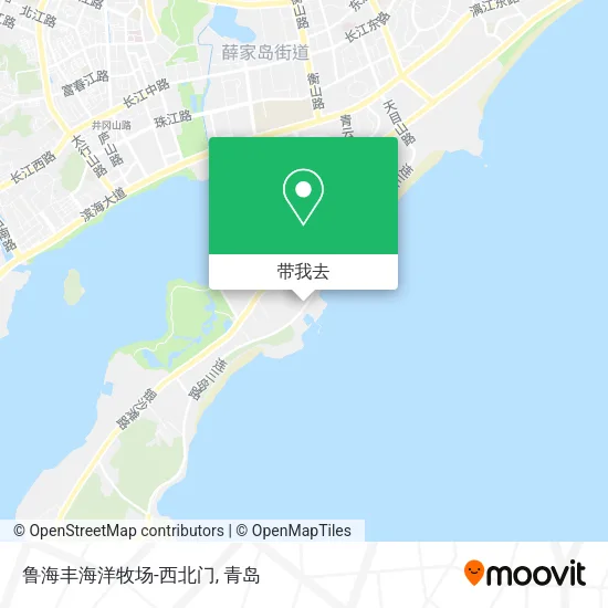 鲁海丰海洋牧场-西北门地图