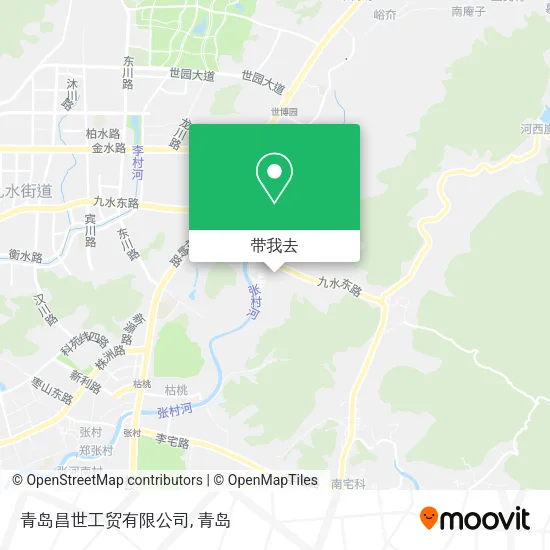 青岛昌世工贸有限公司地图
