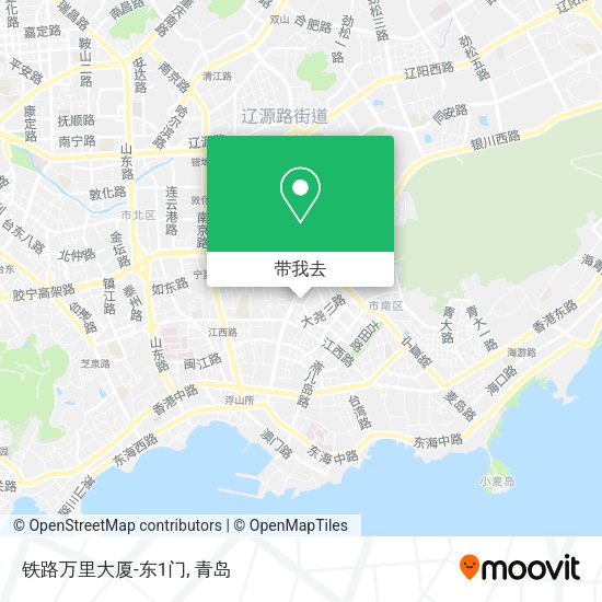 铁路万里大厦-东1门地图