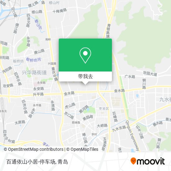 百通依山小居-停车场地图