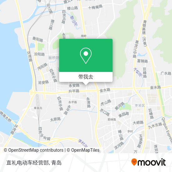 直礼电动车经营部地图