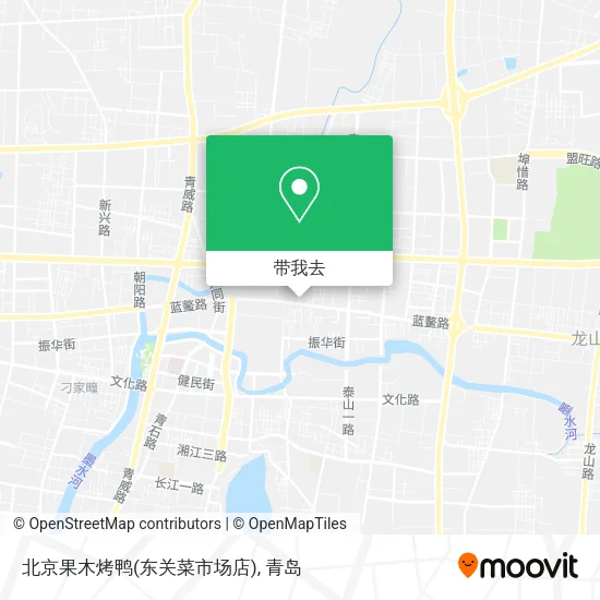 北京果木烤鸭(东关菜市场店)地图