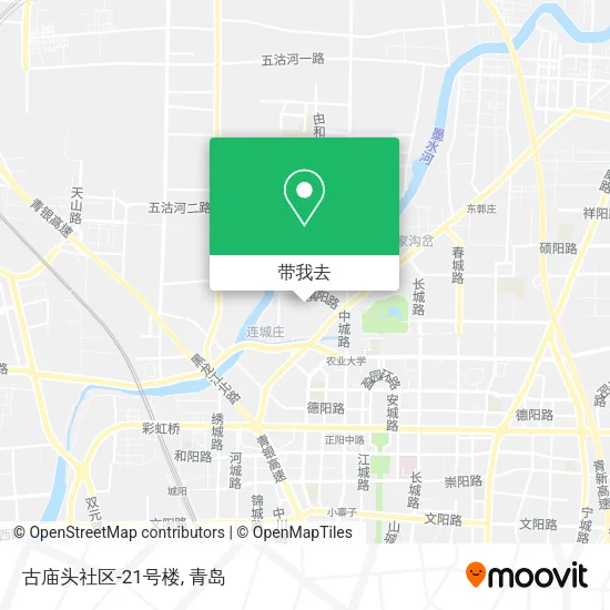 古庙头社区-21号楼地图
