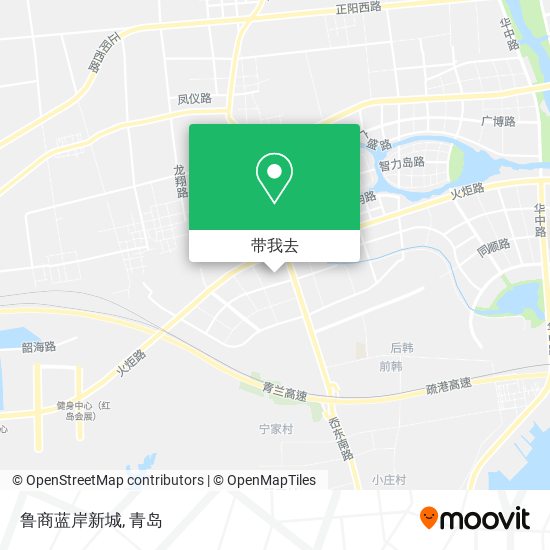 鲁商蓝岸新城地图